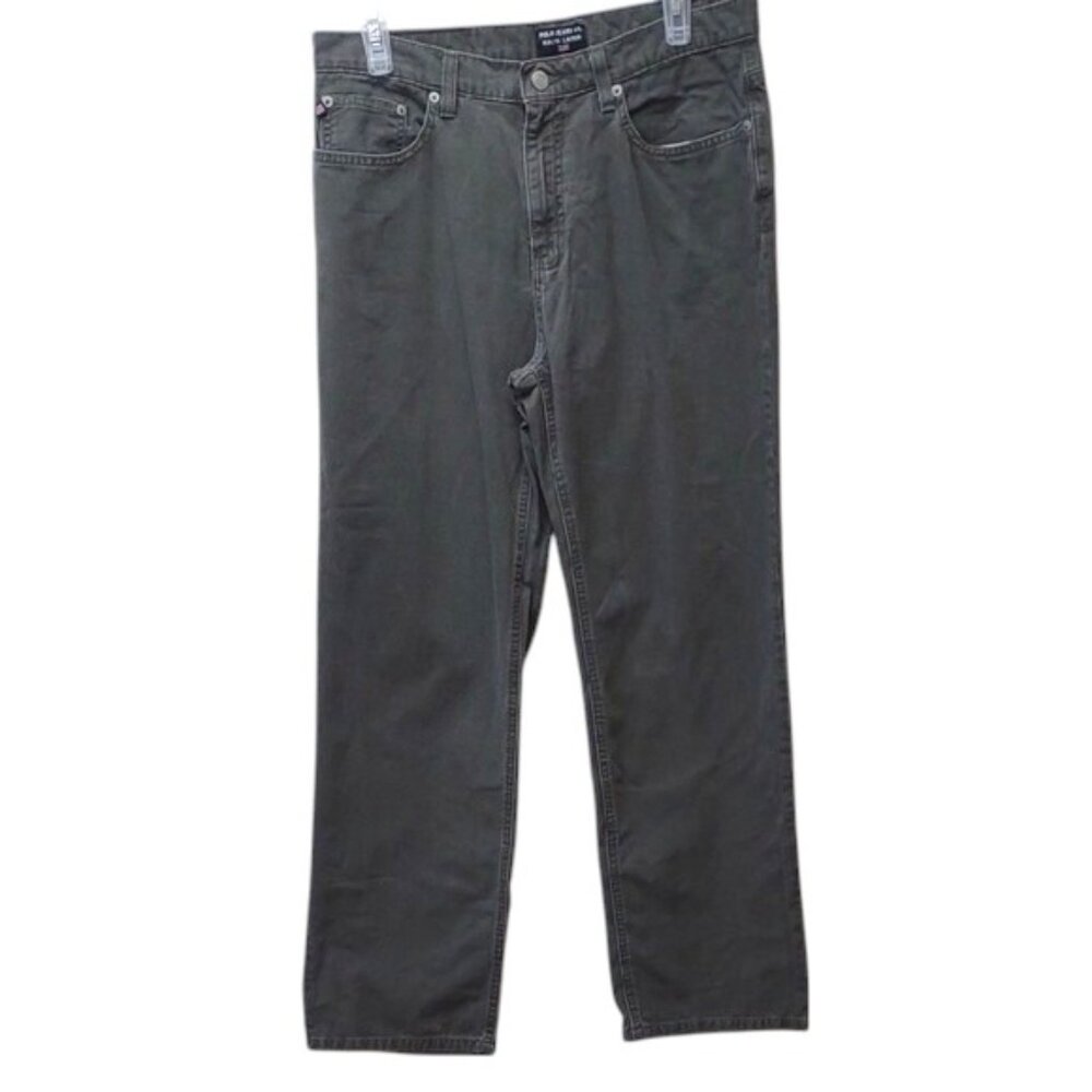 Ralph Lauren Polo Women's All Cotton Gray Saturday 5 Pocket Western Faded Jeans